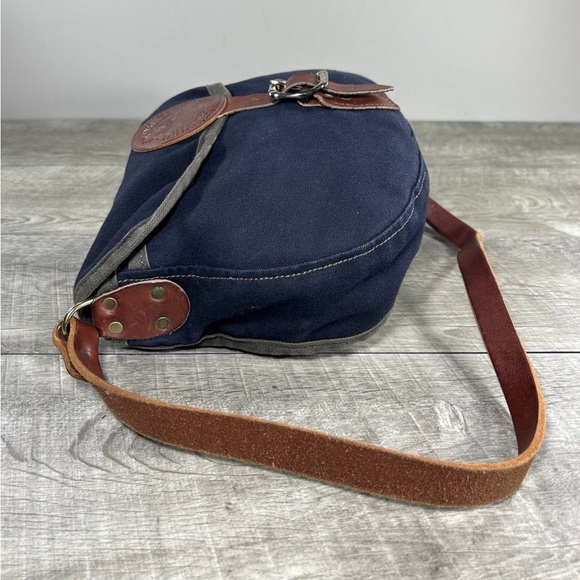 Duluth Pack Shell Blue Canvas Everyday Going-Out Shoulder Bag Purse Handbag - Picture 5 of 8